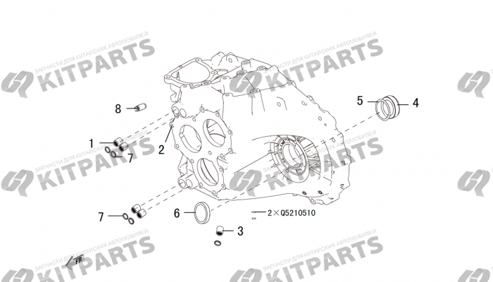 Корпус кпп Haval