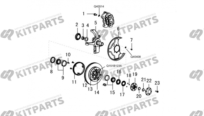 Поворотный кулак 4WD Haval Wingle 7