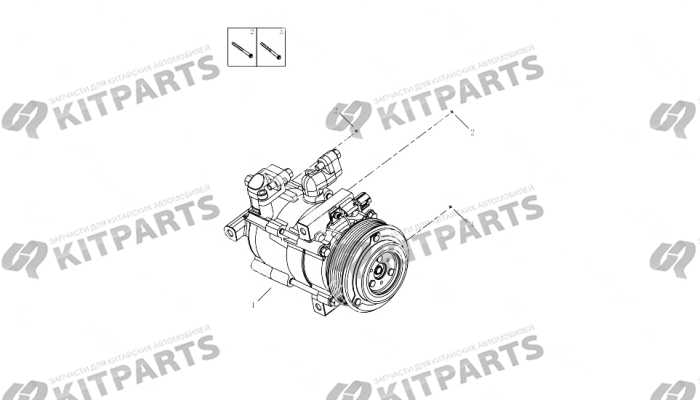 Компрессор кондиционера Geely Atlas