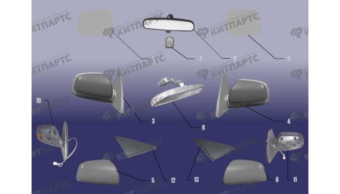 Зеркала заднего вида Chery