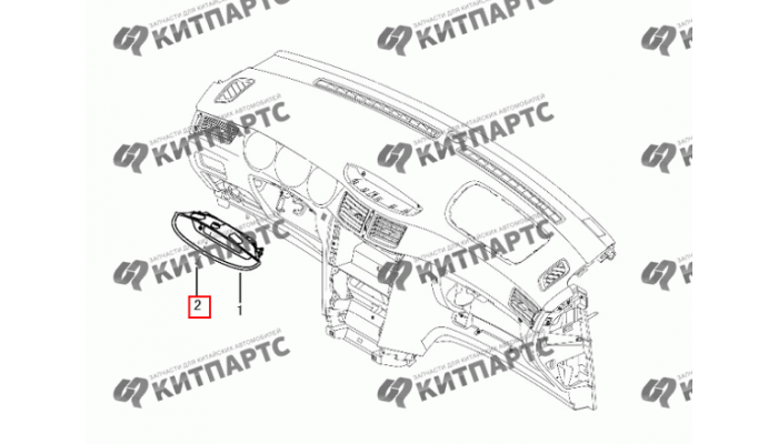 Информационный дисплей Dong Feng H30 Cross