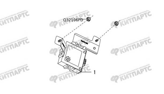 Блок парктроника Great Wall Hover H3 New