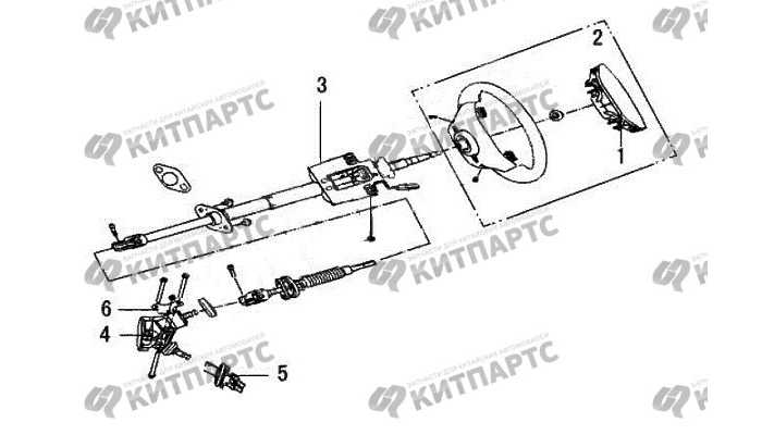Колонка рулевая н/о Great Wall